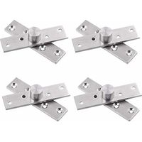 bisagras pivotantes de puerta giratorias ocultas de 360 grados, bisagras pivotantes para puerta de acero inoxidable engrosadas, bisagras superiores e inferiores de madera para gabinetes, ventanas y pu