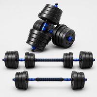Lacestone 2in1 Hantelset 40 Kg Kurzhantel Langhantel Set Hanteln Krafttraining Gewichte