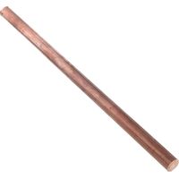 Baguette de sourcier en cuivre, diamètre 12 mm, tige de cuivre, tube de cuivre, baguette de cuivre multifonction-25X1.2cm