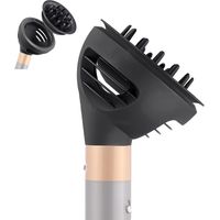 Aufgesetzter Wave Loop Diffusor für Dyson Airwrap, schnelltrocknende Wellen und Locken für dickes Haar, Dome- und Diffusormodus, verleiht Volumen und definiert Wellen und Locken, grau