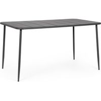 Tavolo in Acciaio E-coating con finitura opaca 140X80 Antracite