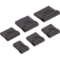 KIRSCHEN Protector de corte: protección para 6 cinceles con 6, 10, 12, 16, 20, 26 mm de ancho, protector de hoja de piel, protector de cuchillo, 6 piezas 8505000
