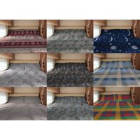 Completo Lenzuola Camper Roulotte 100% Cotone PERSONALIZZABILE Varie Fantasie, misuraSingolocoloreScotland Rosso