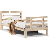 Maison Exclusive - Giroletto con Testiera 100x200 cm Legno Massello di Pino