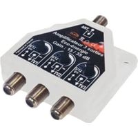 Amplificateur TV 35dB – Dérivateur 1 entrée 3 sorties – Réglable – Pour signal TNT – Hdme
