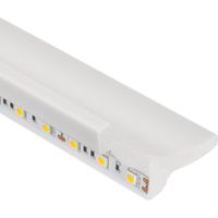 Ledkia – Moulure arc 2m pour ruban LED – Acceptant rubans jusqu’à 17 mm – Installation en surface – P.S. pour intégration discrète