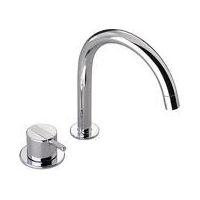 Vola 590G Miscelatore a due fori con miscelatore ad azione singola, cromato - 590G-16