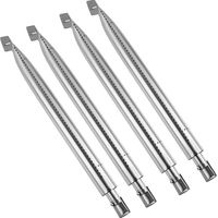 Brûleur tube en acier inoxydable pour barbecue à gaz Broil King Baron 490, tuyaux de brûleur à gaz, 4 brûleurs de rechange, pour Baron 320, 420, 490, 540, 40 cm