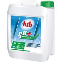 HTH – Correcteur de pH liquide 5L – Anti-calcaire pour piscine – Augmente le pH – Compatible avec pompe doseuse