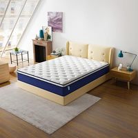 Stanew – Matelas à ressorts ensachés 140x190 cm – 25 cm d'épaisseur – 7 zones – fermeté modérée – respirant et antibactérien