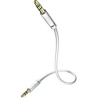 In-Akustik Star - MP3-Audiokabel (3,5 mm Klinke, 0,75 m), Farbe weiß