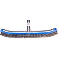 Spazzola curva Starpool 45 cm. con setole in acciaio