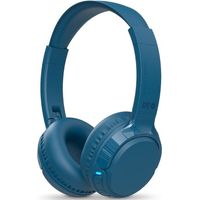 SPC Heron 2 Studio - Kabelloser Bluetooth-Kopfhörer Eco 50h de Batteriebetrieben Zwei gleichzeitige Verbindungen Eingebautes Mikrofon Verstellbar und faltbar, Blau, Recycelter Kunststoff