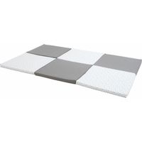 Tappeto da gioco XL - CANDIDE - Evolutivo 5-in-1 - Grigio / Stelle