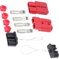 Kit de Connecteurs Rapides Résistants à la Chaleur ABS pour Treuils Électriques et Remorques