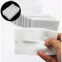 25 Pièces Coussinets Isothermes pour Lissage Brésilien, Protections Thermiques pour Cheveux