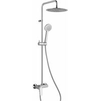 Colonna doccia monocomando in ottone cromato - Alpi