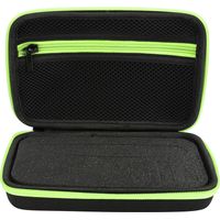 Étui de rangement en nylon TPU pour rasoir électrique Philips QP2520/90/70, noir et vert.
