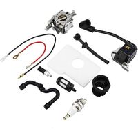 Vergaser-Reparatursatz mit Zündspule für Stihl 017 018 MS170 MS180 Kettensägen – Ersatzteile und Gartenzubehör