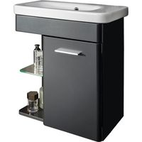 Lanzet Gäste WC Set 2-tlg K8 Badmöbel 60 cm Unterschrank Möbel"-"06352145