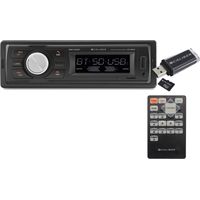 Autoradio Caliber – Radio FM avec Bluetooth – Noir (RMD030BT) - Lecteur de cartes SD, USB - 4 X 55W - 1DIN