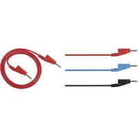 Rohde & Schwarz HZ10R Messleitungs-Set Lamellenstecker 4 mm Lamellenstecker 4 mm 1.00 m Rot 1 St.