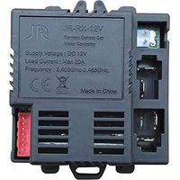 Voiture électrique pour enfants JR-RX-12V/6V avec télécommande et récepteur Bluetooth