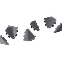 Rehau Formteile Set Rauwalon vario-line für Wandanschluss, Kunststoff, Edelstahl-Effekt