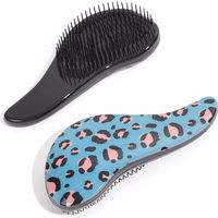 JSSEVN-Brosse Demelante Cheveux-Démêlante pour Cheveux Bouclés et Lisses, Brosse Démêlante pour Cheveux Bouclés et Lisses Peignes, (Noir)