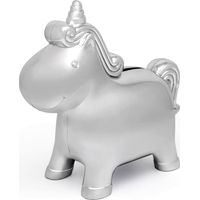 Alcancía de plata para niños, elegante, regalo de unicornio Tamaño: 140x67x132 mm SKU: ZV6164061