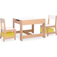 Table pour enfants avec 2 chaises MDF