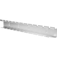 teiliger wandmontierter Werkzeughalter mit Perforationen