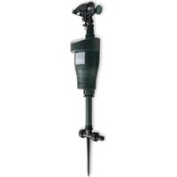 vidaXL Jet-Spray Animal Repellent with PIR Sensor Dark Green