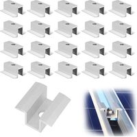 20 supports de fixation pour panneaux solaires, support photovoltaïque de 8 mm, kit solaire photovoltaïque, montage de panneaux photovoltaïques