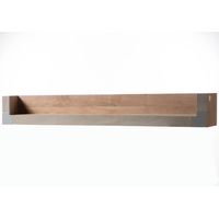 Étagère murale en bois d' acacia brun laqué AMSTERDAM 124