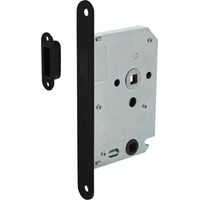 Magnetische Schlösser WC-Schloss mit schwarzer Frontplatte WC63 -