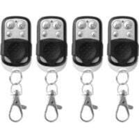 Télécommande universelle 433,92 MHz – Lot de 4 pièces – Compatible garage et portail – Portée 50 mètres – Cloneur de télécommandes