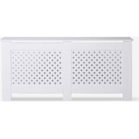 Cache radiateur en bois blanc 172x19x81,5h Fencer XXL