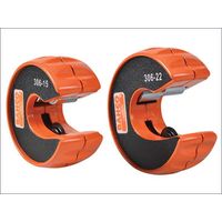 Heavy Duty Bahco 306 Pipe Slice Cutter Twin Pack Set 15mm & 22mm Cutting Tool