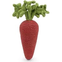 Hochet Carotte Coton Bio Fait-main