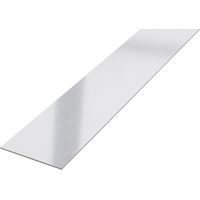 Dekorative Wandleiste aus Edelstahl 20 mm x 2700 mm - Silber Satiniert