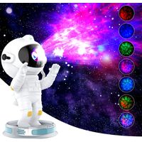 Projecteur d'étoiles et de galaxie astronaute sihvdifo, veilleuse étoilée, projecteur de lumière astronaute avec nébuleuse, minuterie et télécommande, projecteur de chambre et de plafond, cadeau idéal