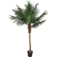 Pianta Artificiale decorativa da interno ed esterno "Palma" con vaso -210 cm
