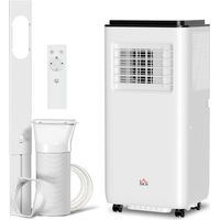 Climatiseur Mobile 10000 BTU – 5 en 1 Refroidisseur d’Air Portable avec Mode Nuit, Déshumidificateur, Ventilateur, Minuterie 24H, Kit Fenêtre – Jusqu’à 35m²