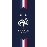 Drap de plage CTI Licence officielle FFF 150x75 cm 360 g/m² Bleu