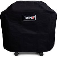 TAINO Abdeckhaube 2 Brenner PLATINUM BLACK Wetterschutz Abdeckhülle Schutzhülle