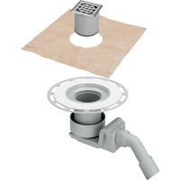 Ablaufgarnitur 4927 in DN40xDN50 Kunststoff grau