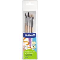 Pelikan 718163 Wasser- Ölfarbenpinsel 5teilig Pinselgröße: 2, 4, 6, 10