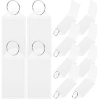 pieces Transparent PVC Label Holders for Wire Shelves