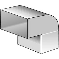 Helios Flachkanal-Bogen FLB 100V, senkrecht, 100